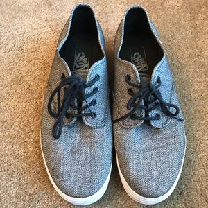 Men’s Vans Off the Wall Sz 11 chambray/tweed